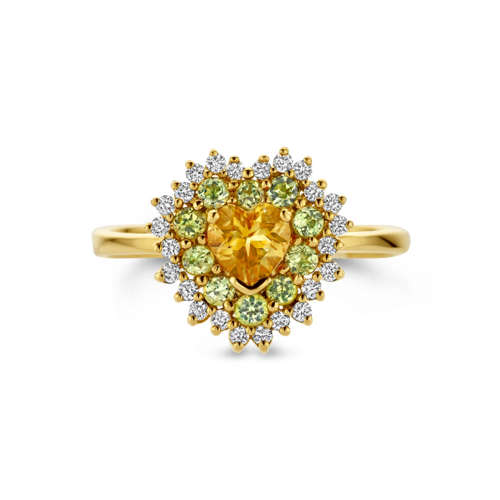 ring-met-steen-14-karaat-goud-citrien-diamant-0-19-crt-peridoot-12-5-mm-breedte