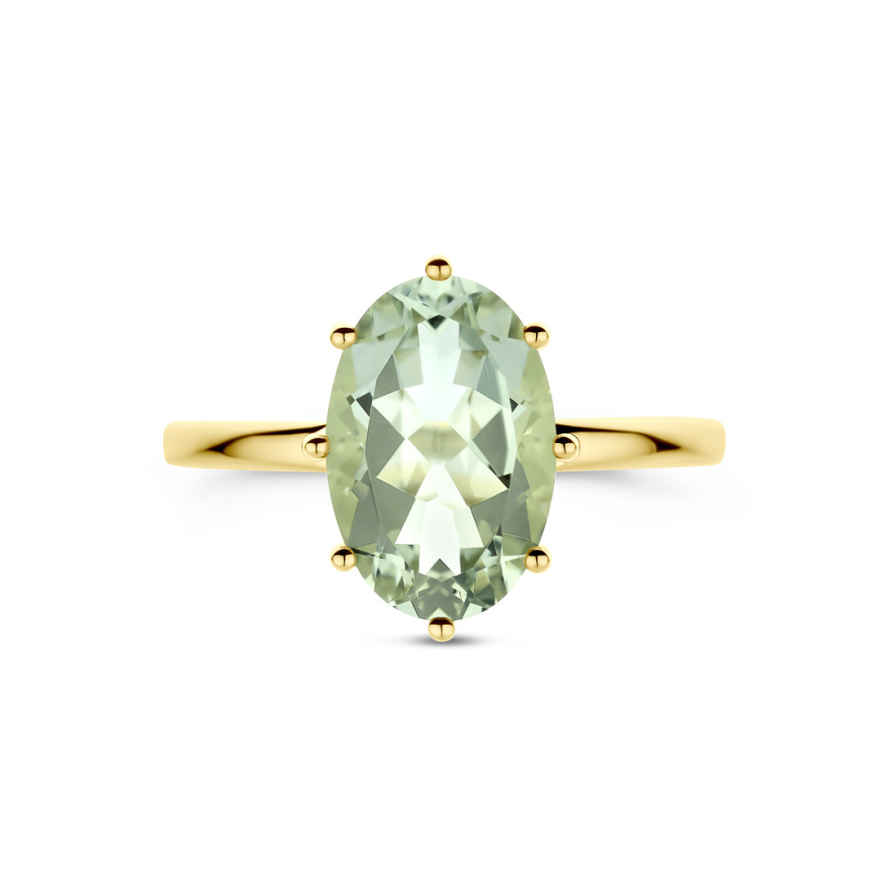 ring-met-steen-amethist-ovaal-14-karaat-goud-lichtgroen-glanzend-klauwzetting