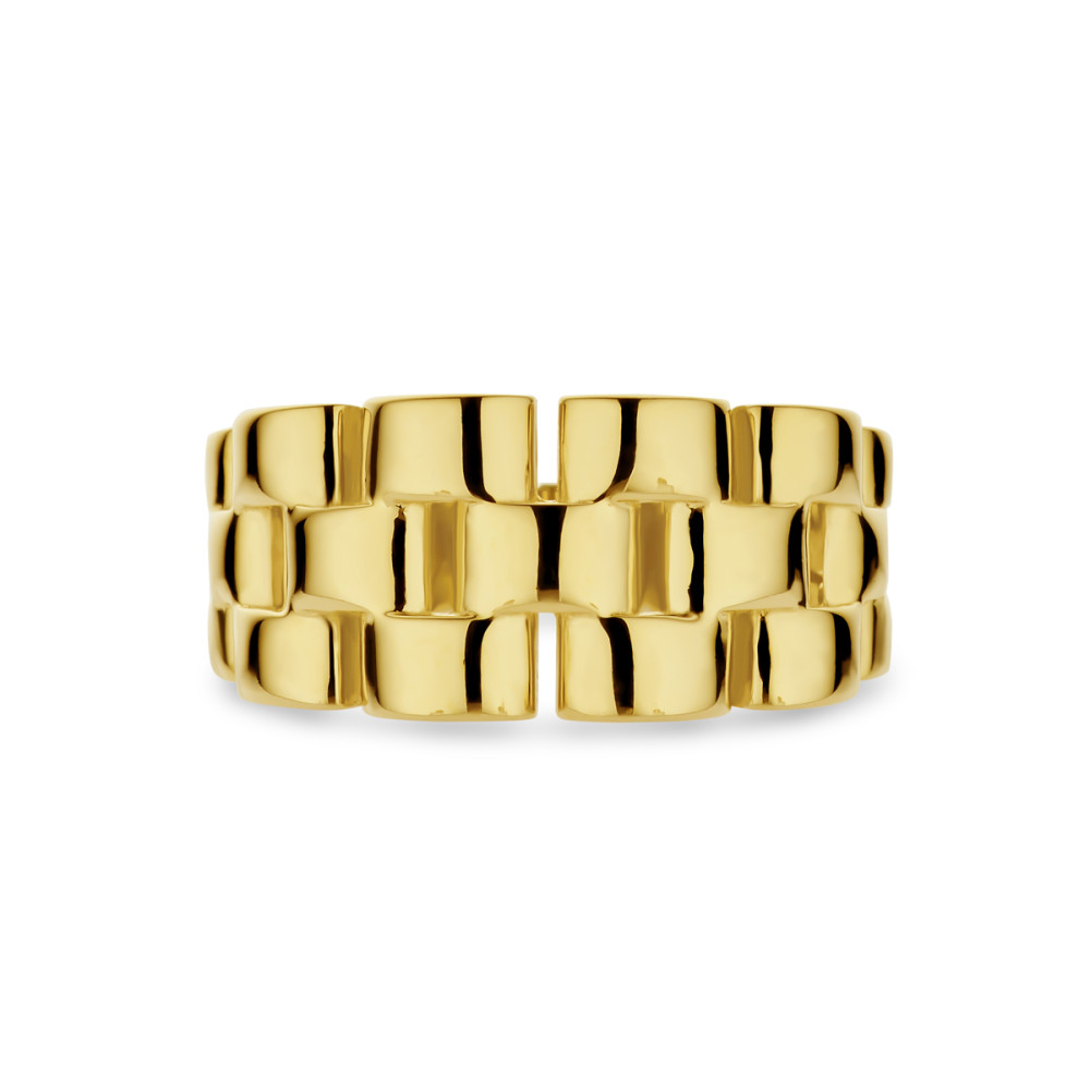 ring-rechthoekige-schakels-14-karaat-goud-glanzend-10-mm-breedte