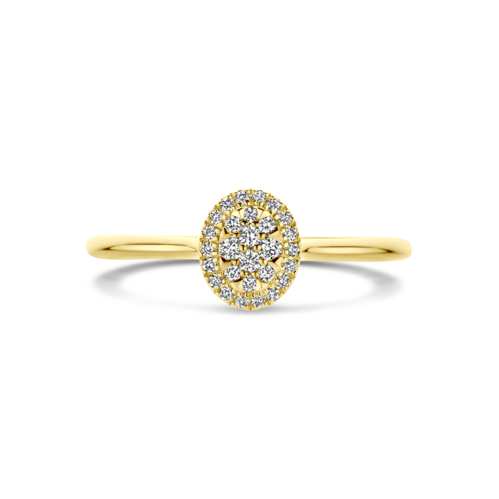 ring-van-14-karaat-goud-glanzend-met-0-13-crt-diamant-transparant-cluster-6-mm-breedte