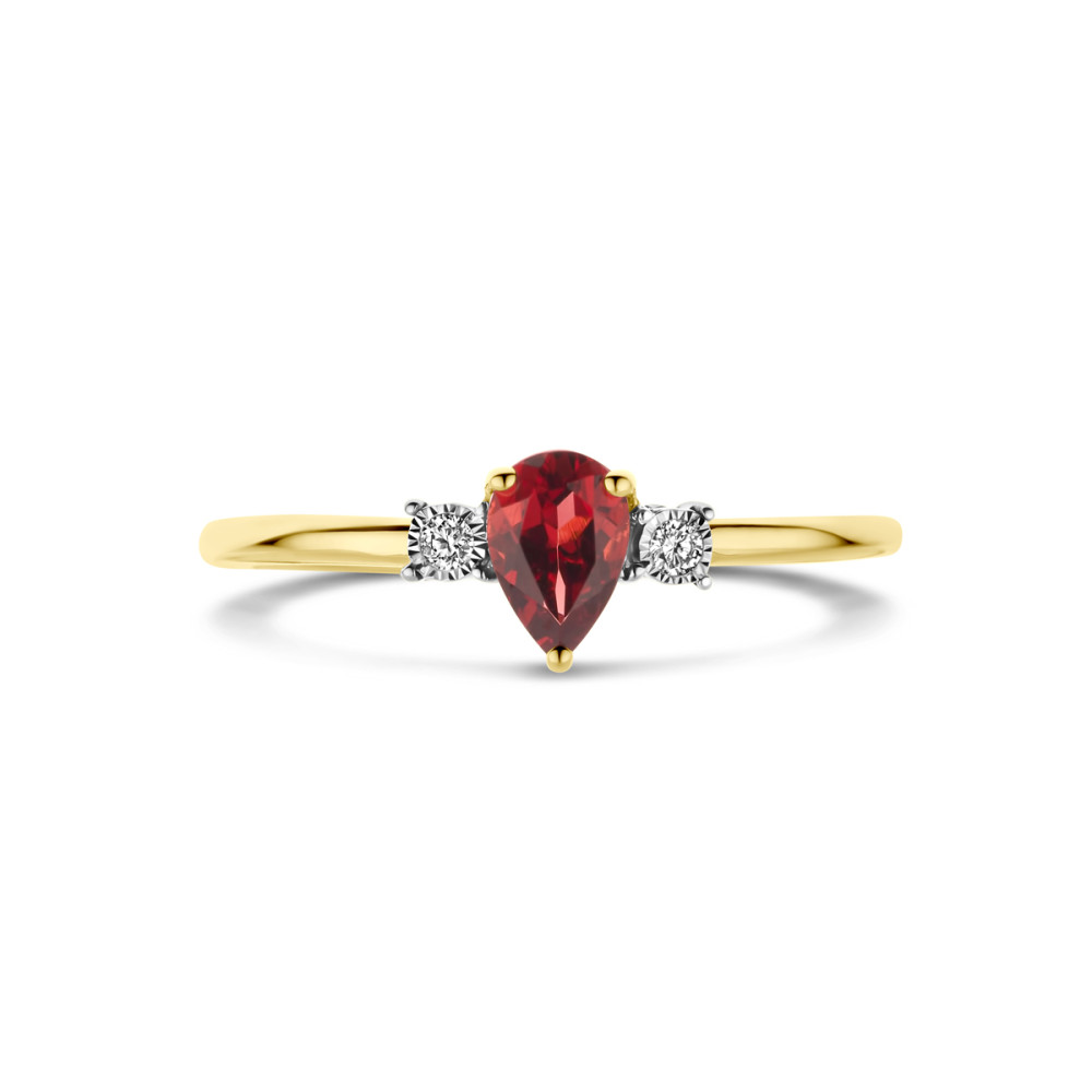 ring-van-14-karaat-goud-met-rode-granaat-en-0-03-crt-diamanten-peer-6-mm-breedte
