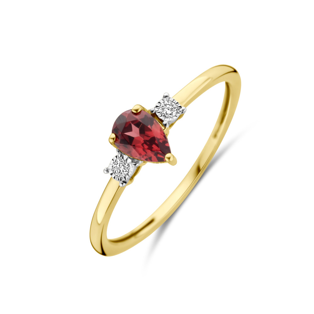 ring-van-14-karaat-goud-met-rode-granaat-en-0-03-crt-diamanten-peer-6-mm-breedte