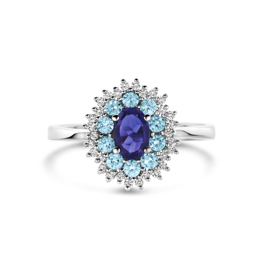 ring-witgoud-14-karaat-diamant-blauwe-ioliet-en-london-blue-topaas-13-mm-breedte