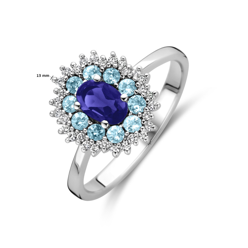 ring-witgoud-14-karaat-diamant-blauwe-ioliet-en-london-blue-topaas-13-mm-breedte