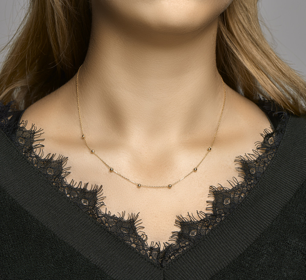 rond-bolletje-1-mm-schakelcollier-goud-kettingen-zonder-hanger-lengte-verstelbaar-42-46-cm