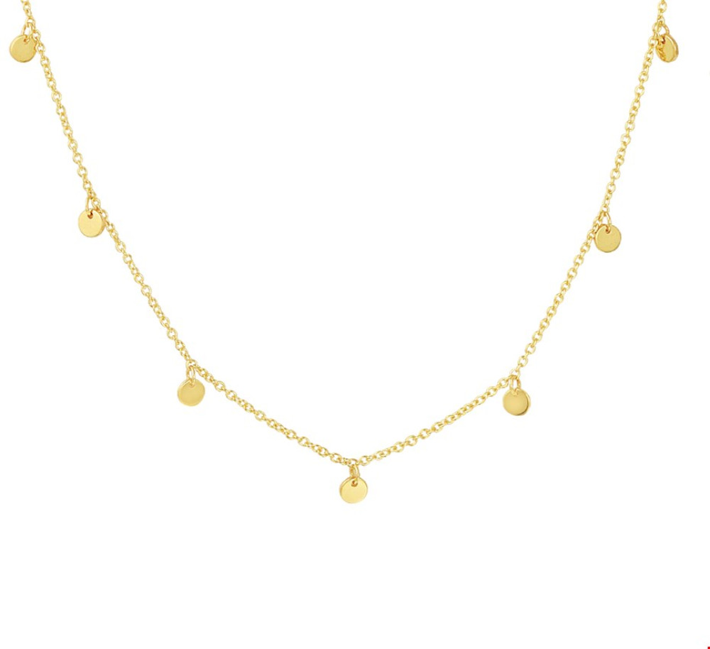 rond-bolletje-1-mm-schakelcollier-goud-lengte-45-cm