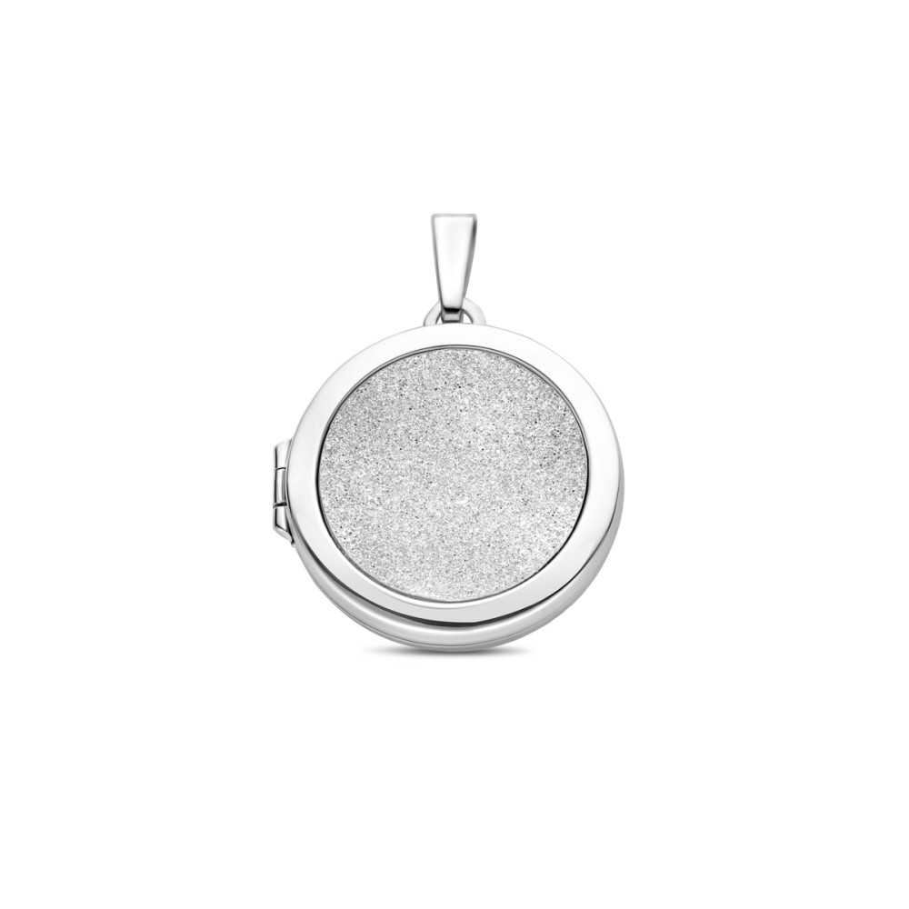 rond-zilveren-medaillon-met-glanzende-en-matte-glitter-afwerking-diameter-22-mm