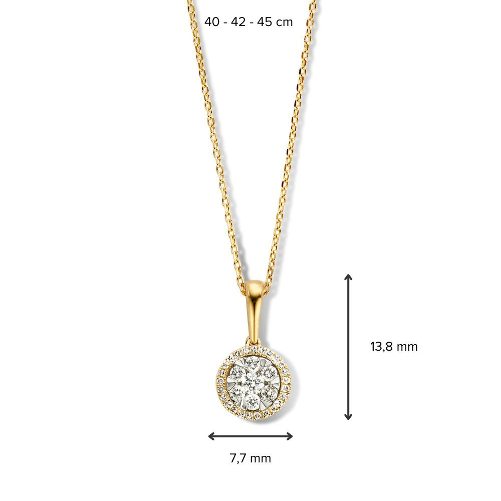 ronde-14-karaat-gouden-collier-met-halo-diamanten-lengte-verstelbaar-40-45-cm