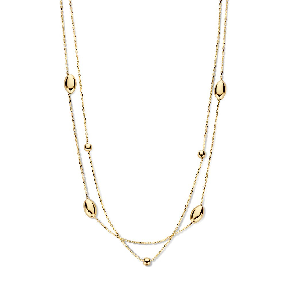ronde-en-ovale-hangers-14-karaat-gouden-collier-lengte-45-cm