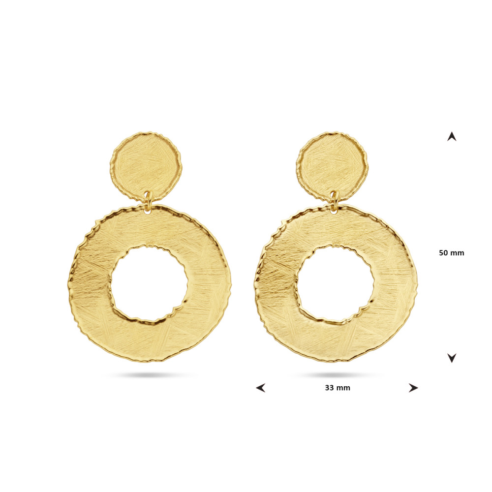 ronde-oorhangers-gold-plating-met-krastextuur-50-mm