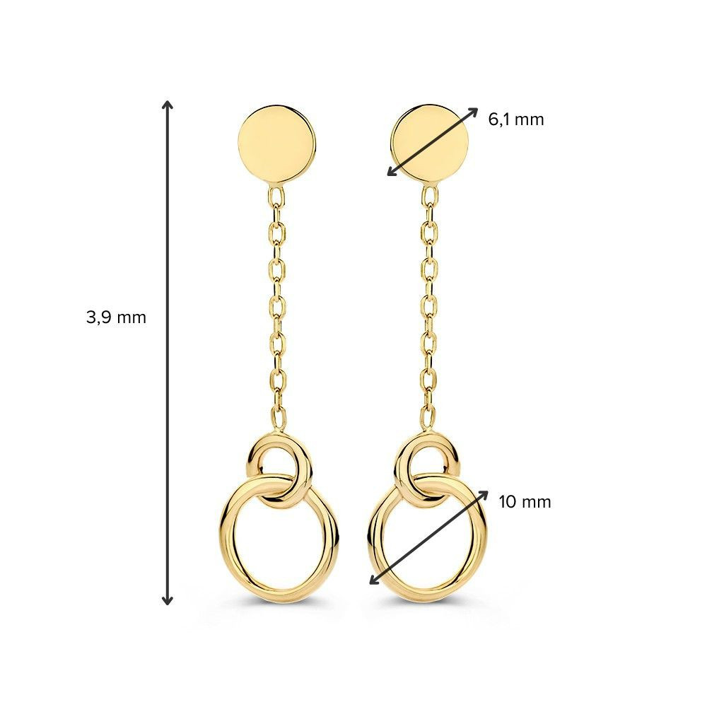 ronde-oorhangers-goud-14-karaat-hoogte-39-mm
