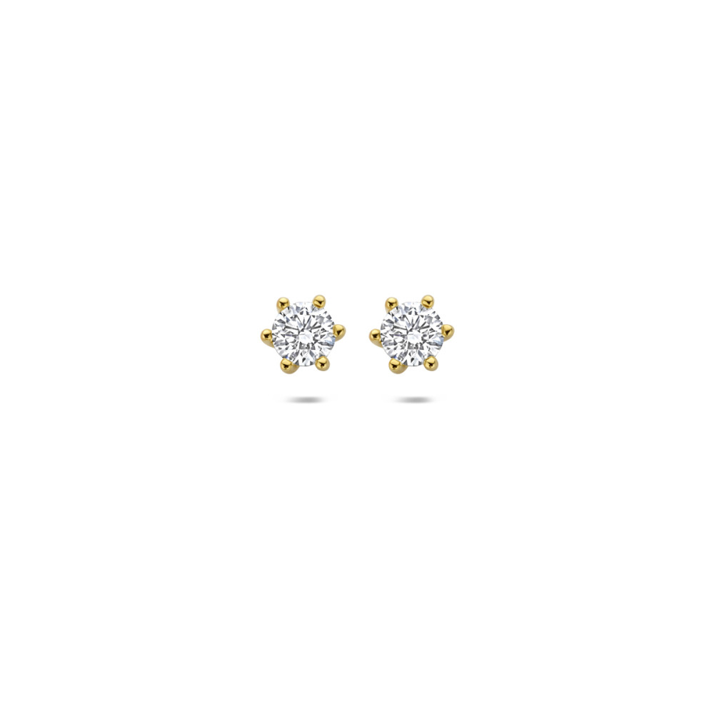 ronde-oorknopjes-14-karaat-goud-diamanten-0-50-crt-glanzend-4-mm-diameter