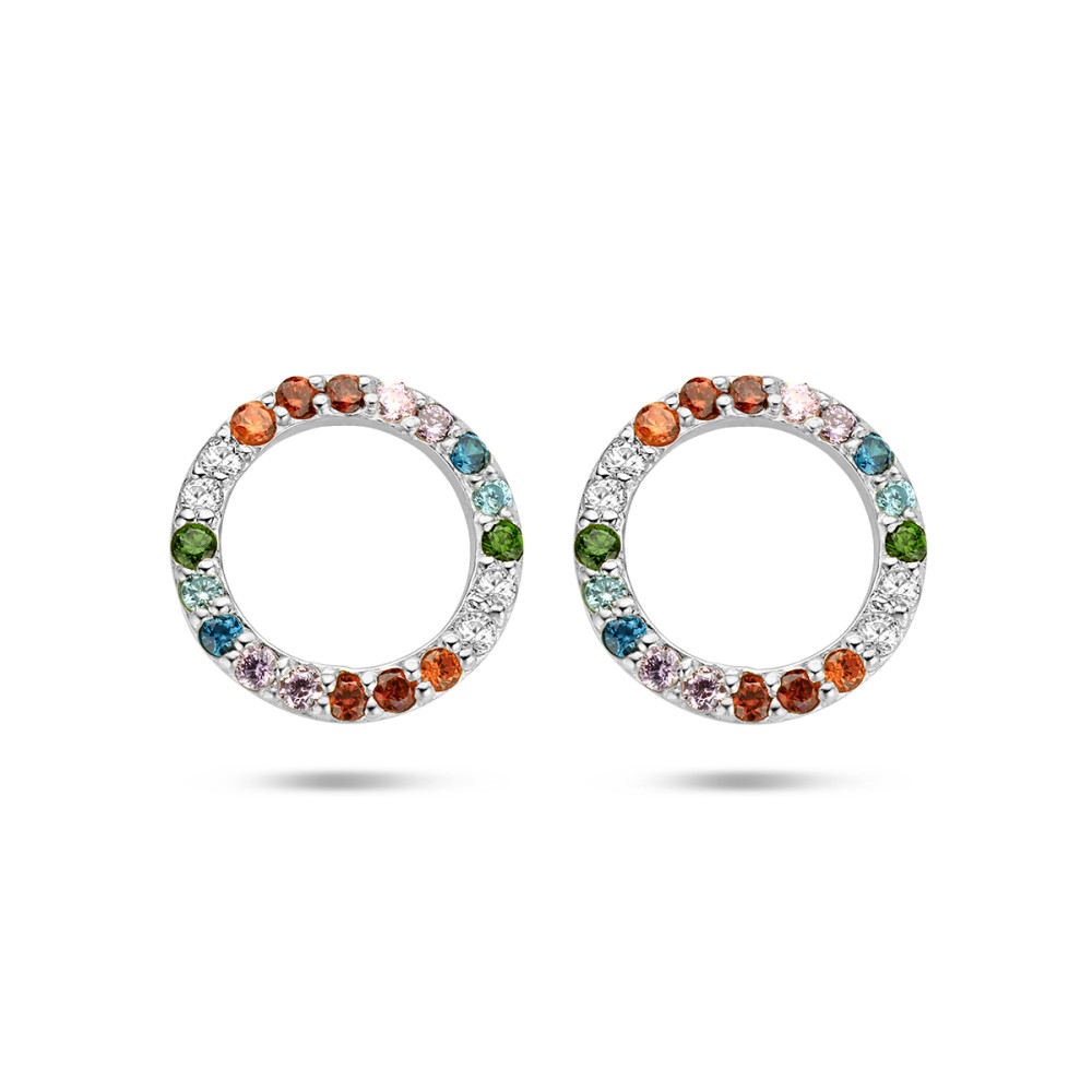 ronde-oorstekers-zilver-met-gekleurde-zirkonia-s-10-mm