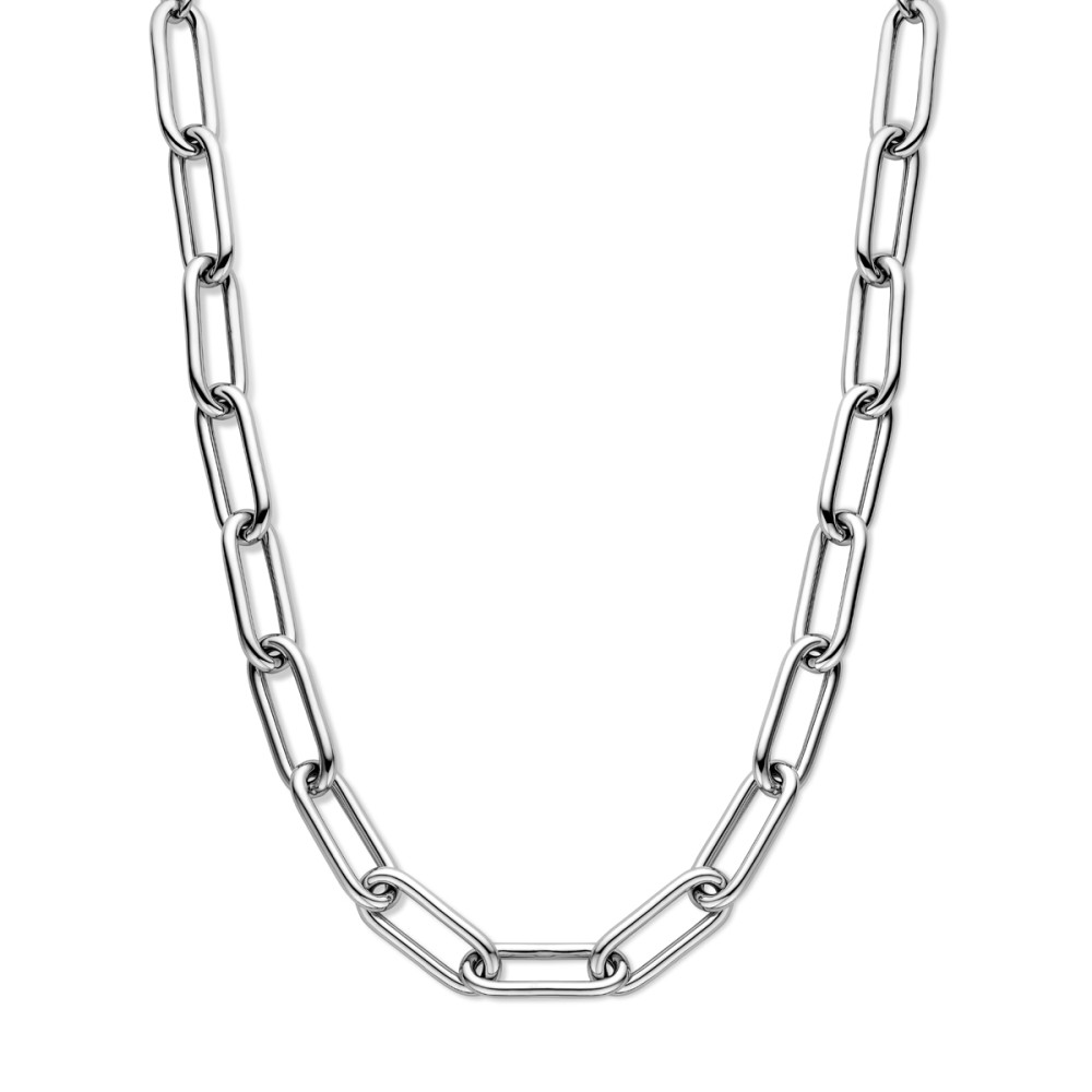 ronde-paperclip-11-5-mm-schakelcollier-gerhodineerd-zilver-lengte-verstelbaar-43-46-5-cm