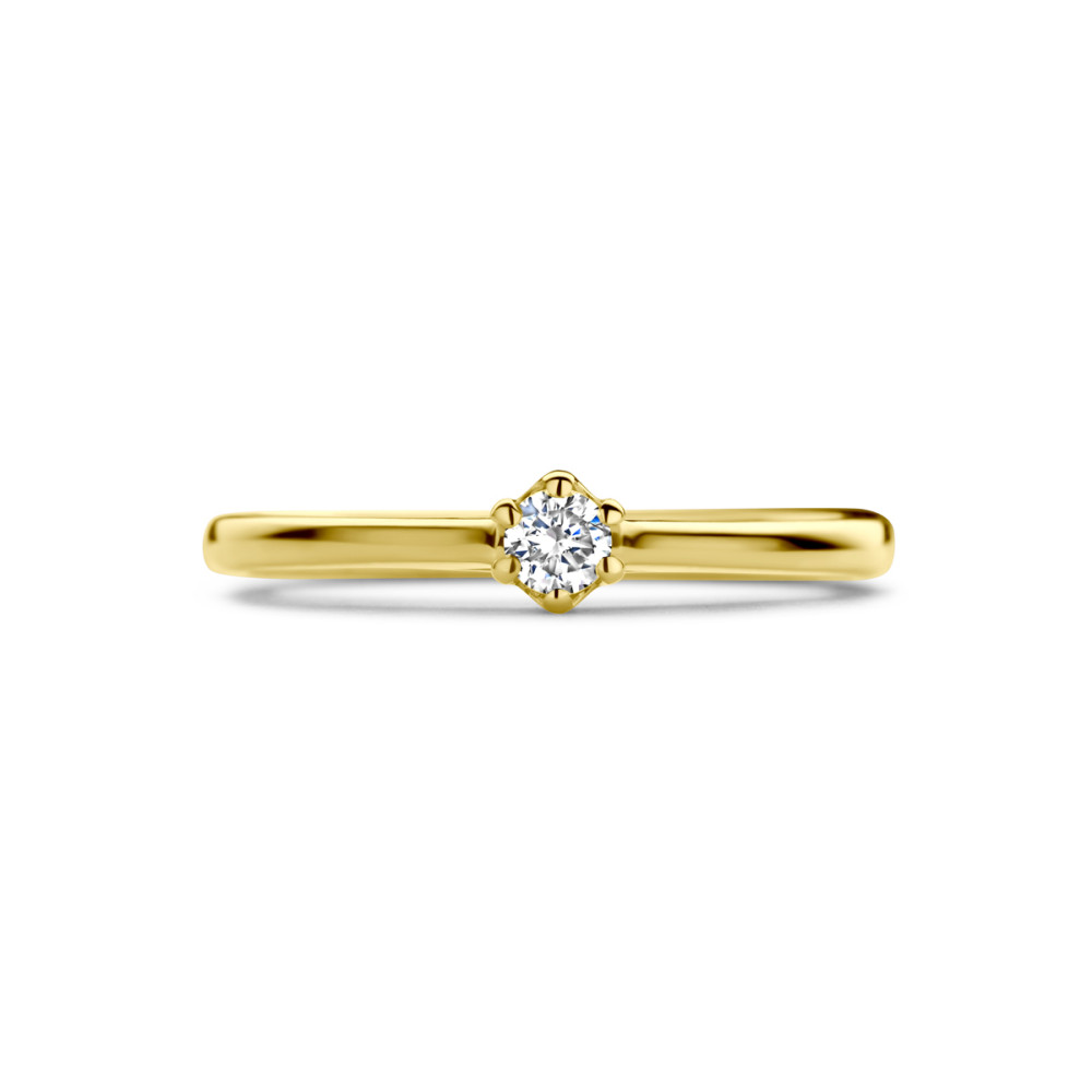 ronde-solitair-ring-van-14-karaat-geelgoud-met-centrale-diamant-van-0-10-crt