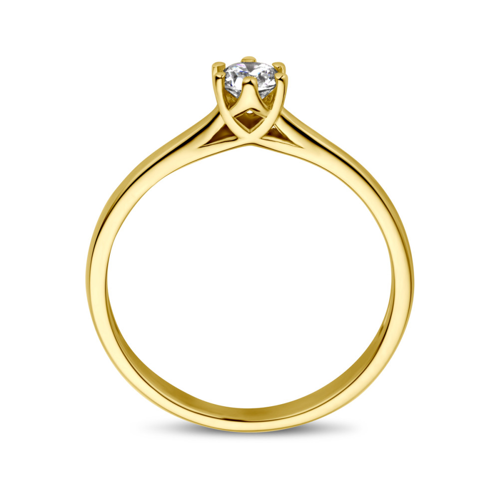 ronde-solitair-ring-van-14-karaat-geelgoud-met-centrale-diamant-van-0-20-crt-in-klauwzetting