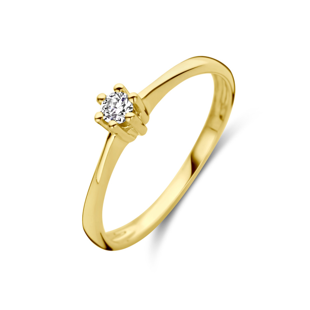 ronde-solitair-ring-van-14-karaat-goud-met-centrale-diamant-van-0-10-crt-in-klauwzetting
