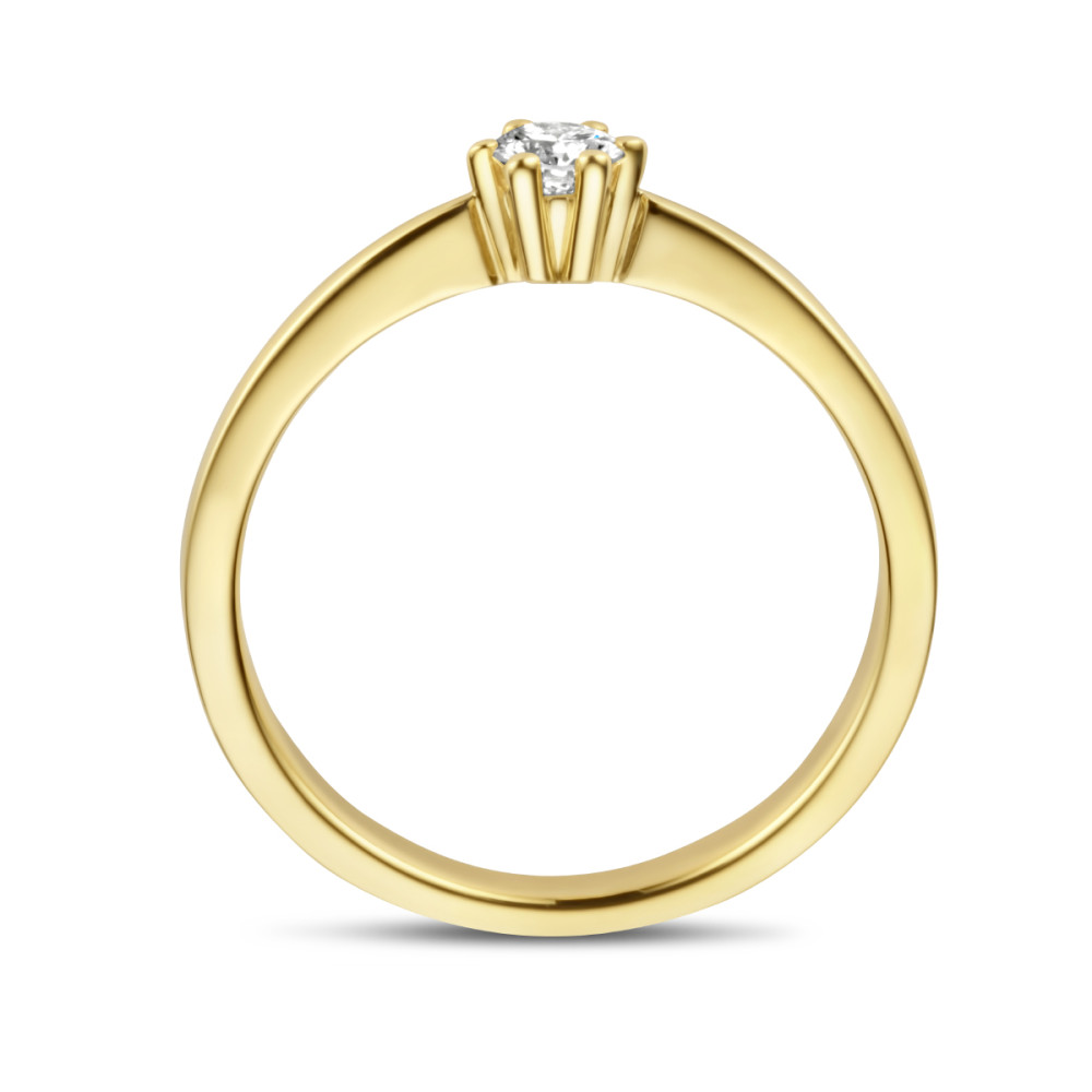 ronde-solitair-ring-van-14-karaat-goud-met-centrale-diamant-van-0-15-crt