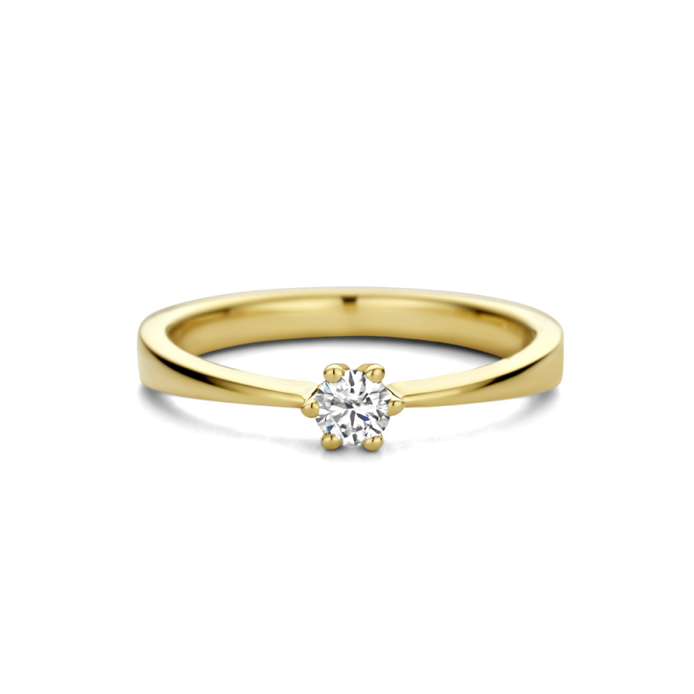 ronde-solitair-ring-van-14-karaat-goud-met-centrale-diamant-van-0-15-crt