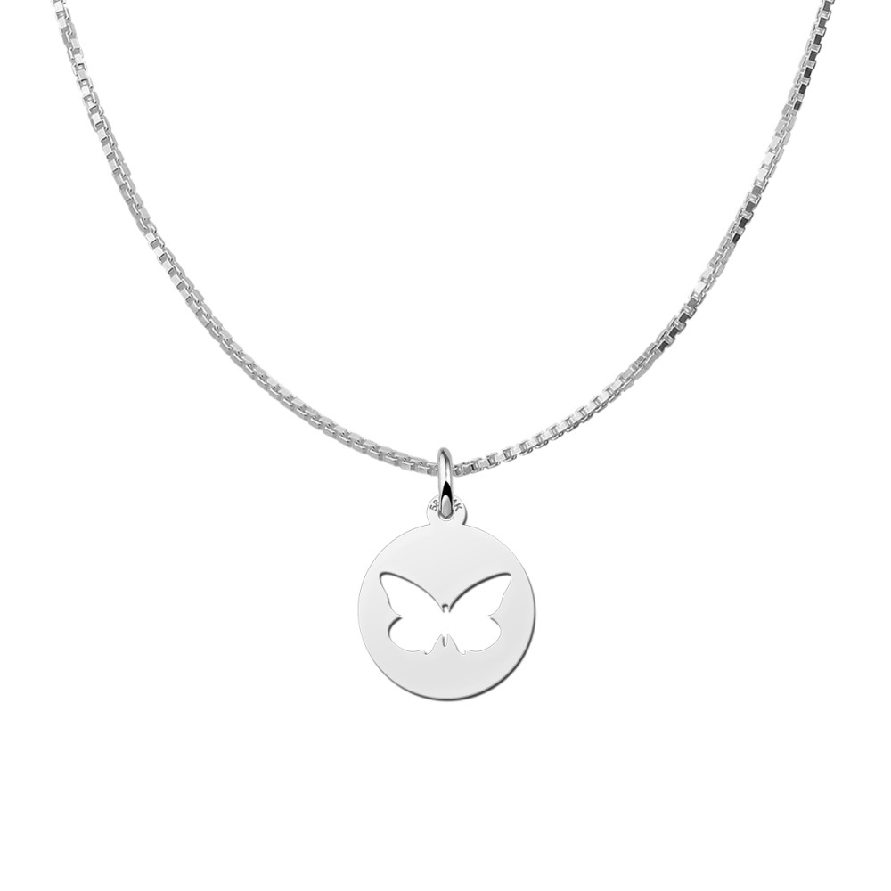ronde-zilveren-hanger-met-uitgesneden-vlinder-diameter-16-mm