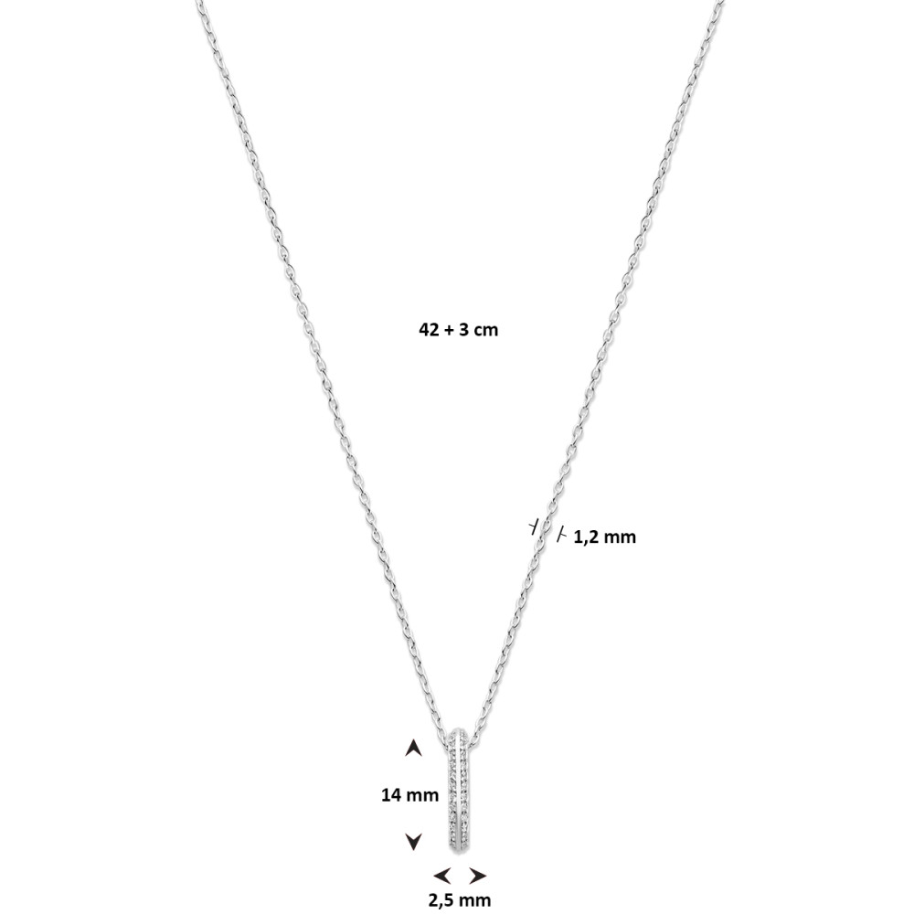 ronde-zirkonia-hanger-collier-1-2-mm-zilver-gerhodineerd-lengte-verstelbaar-42-45-cm