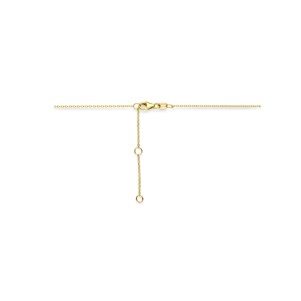ronhet-collier-1-mm-met-hanger-en-edelsteen-goud-diamant-tsavoriet-lengte-verstelbaar-41-45-cm