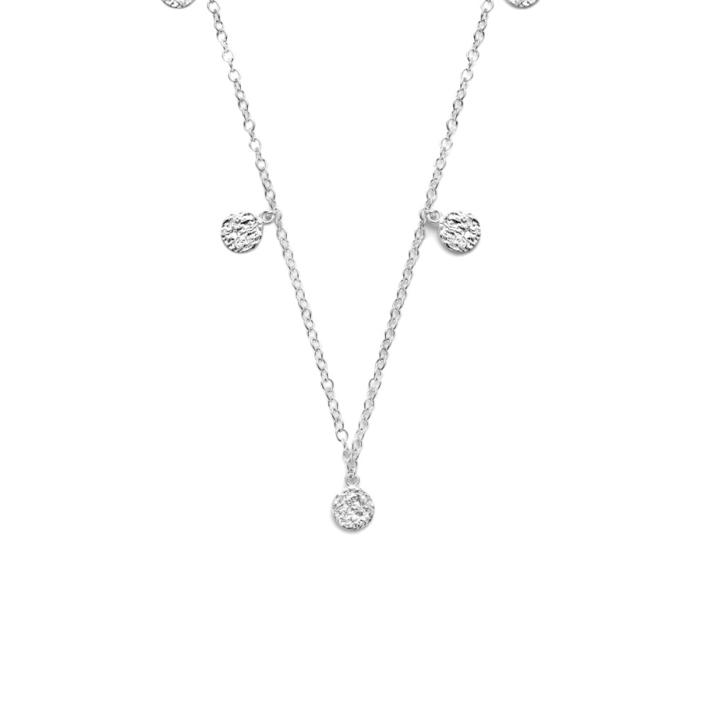 ronhet-collier-2-4-mm-met-hanger-zilver-gerhodineerd-lengte-verstelbaar-41-45-cm