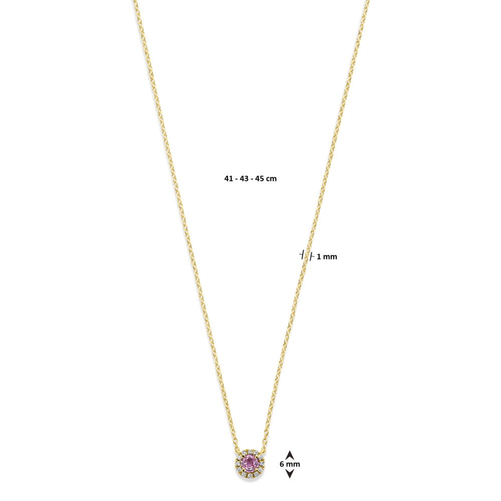 ronhet-collier-met-hanger-goud-diamant-saffier-edelsteen-lengte-41-45-cm-63283