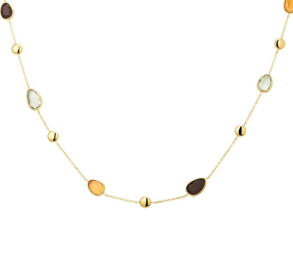 rookkwarts-citrien-amethist-edelsteen-ketting-14-karaat-goud-lengte-verstelbaar-42-48-cm
