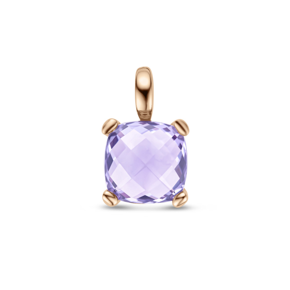 rosegouden-hanger-met-vierkante-paarse-amethist-8-5-mm-breed-hoogte-8-5-mm