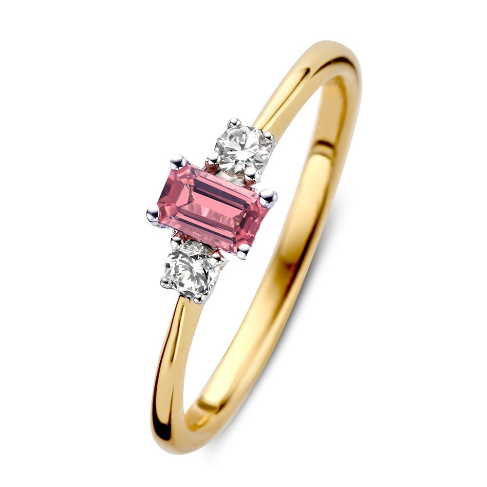 roze-toermalijn-ring-van-goud-met-briljant-geslepen-diamanten-0-14-crt