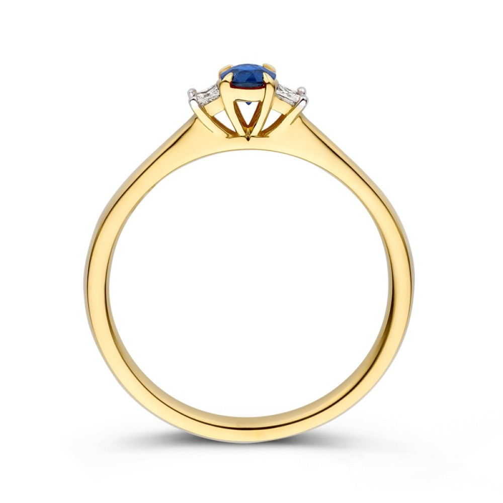 saffier-en-diamanten-ring-14-karaat-goud-glanzend-0-20-crt-en-0-07-crt-3-3-mm-breedte