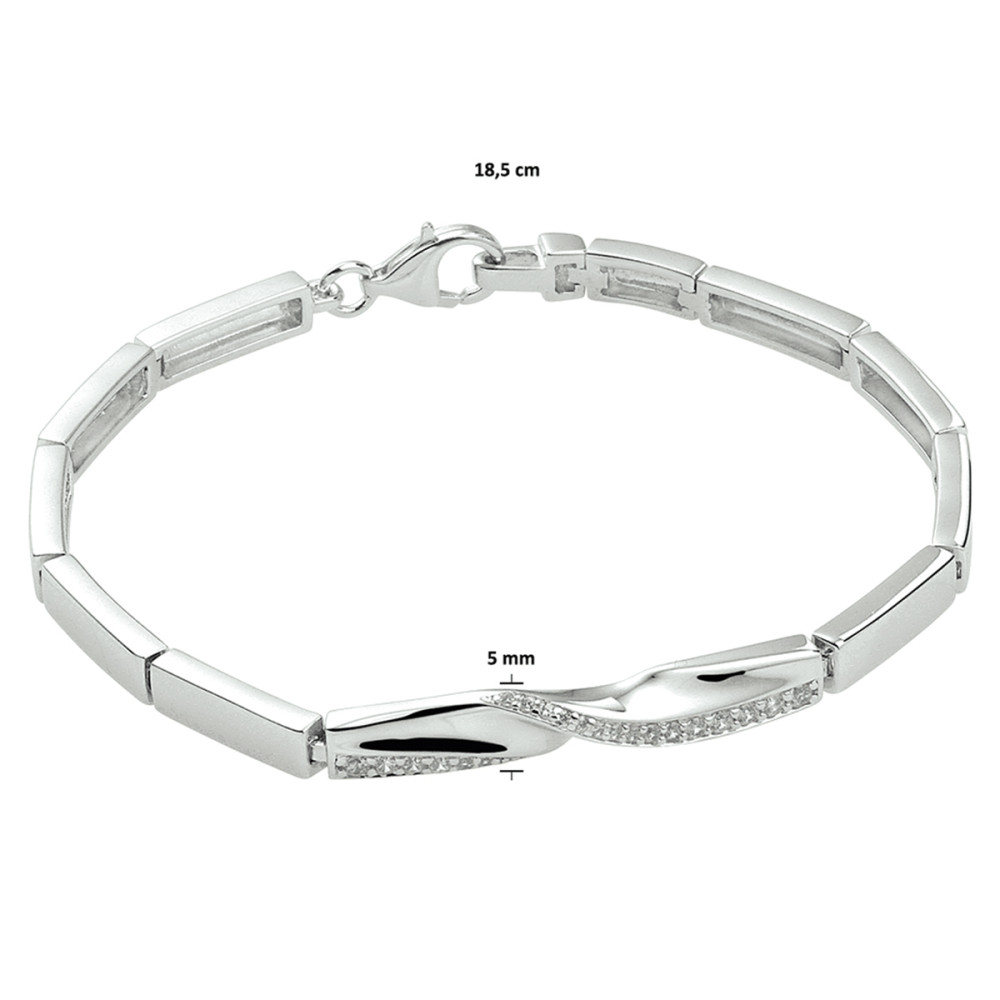 schakelarmband-925-zilver-briljante-zirkonia-glanzend-5-mm-breedte-lengte-18-5-cm