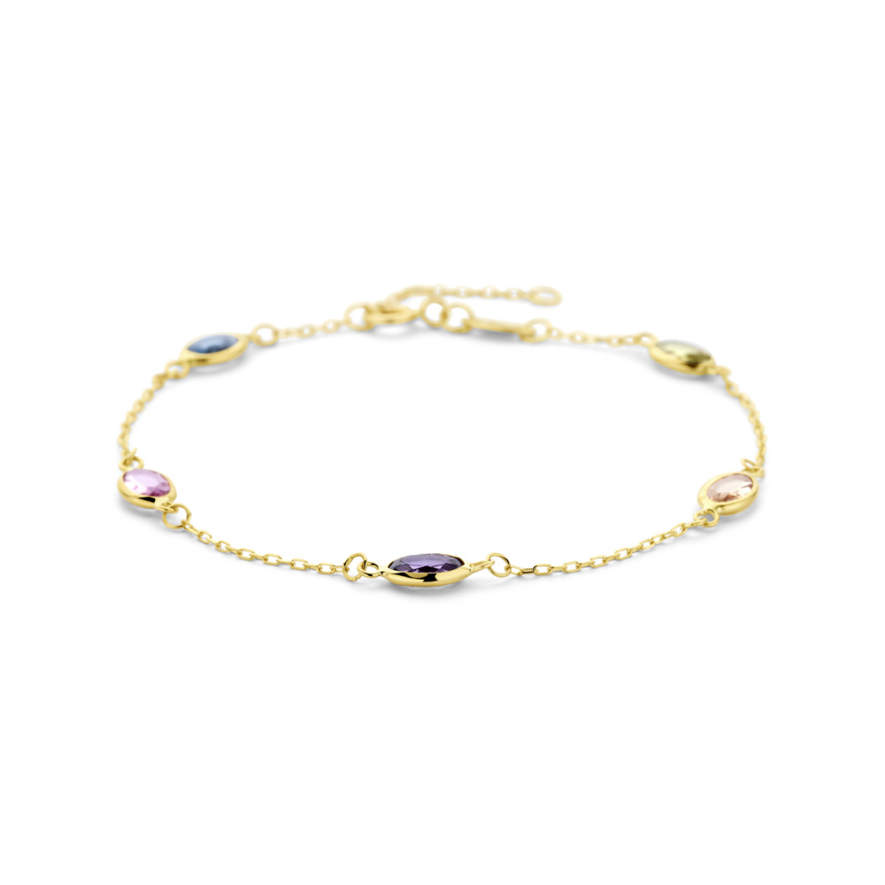 schakelarmband-anker-14-karaat-goud-paarse-stenen-4-5-mm-breedte-lengte-16-5-17-5-18-5-cm