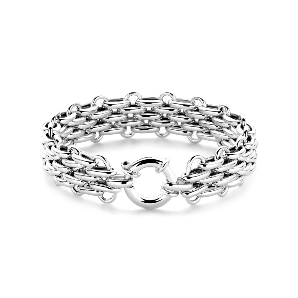 schakelarmband-dames-gerhodineerd-925-zilver-en-veerringsluiting-16-mm-breedte-lengte-19-5-cm