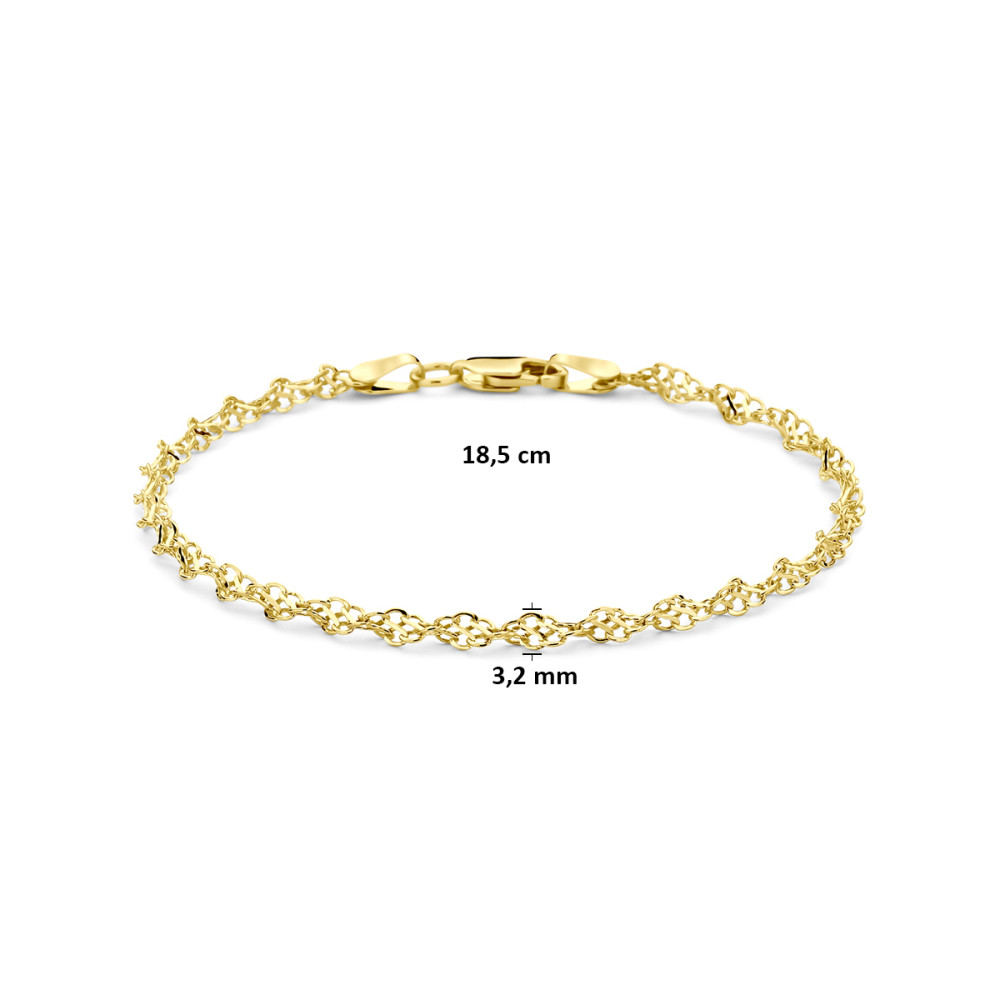 schakelarmband-dames-zilgold-14-karaat-goud-glanzend-3-2-mm-breedte-lengte-18-5-cm