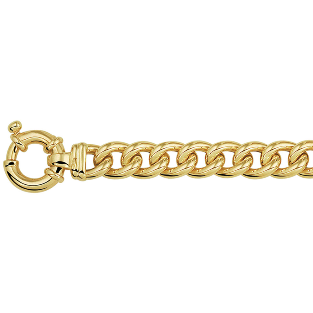schakelarmband-gourmet-14-karaat-goud-glanzend-9-mm-breedte-lengte-19-cm