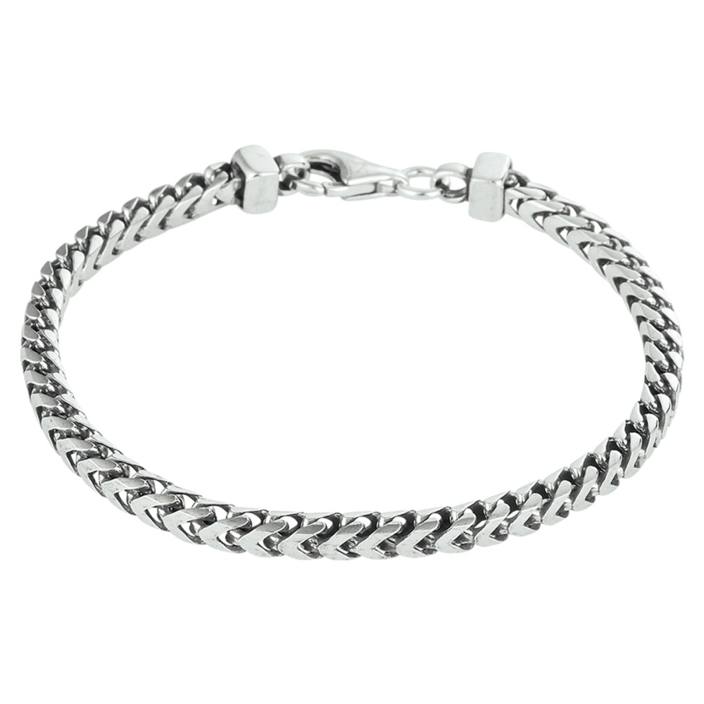 schakelarmband-gourmet-925-zilver-geoxideerd-glanzend-3-7-mm-breedte