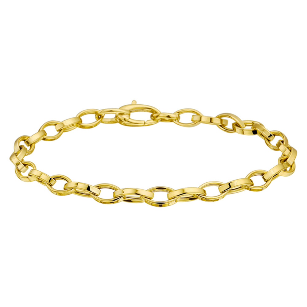 schakelarmband-ovaal-14-karaat-gouden-glanzend-4-5-mm-breedte-lengte-19-cm
