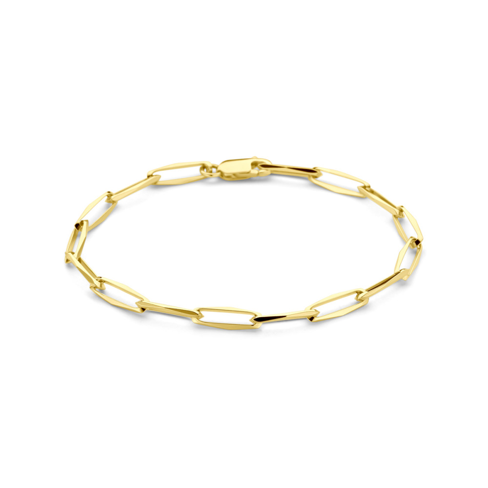 schakelarmband-paperclip-14-karaat-goud-glanzend-4-5-mm-breedte