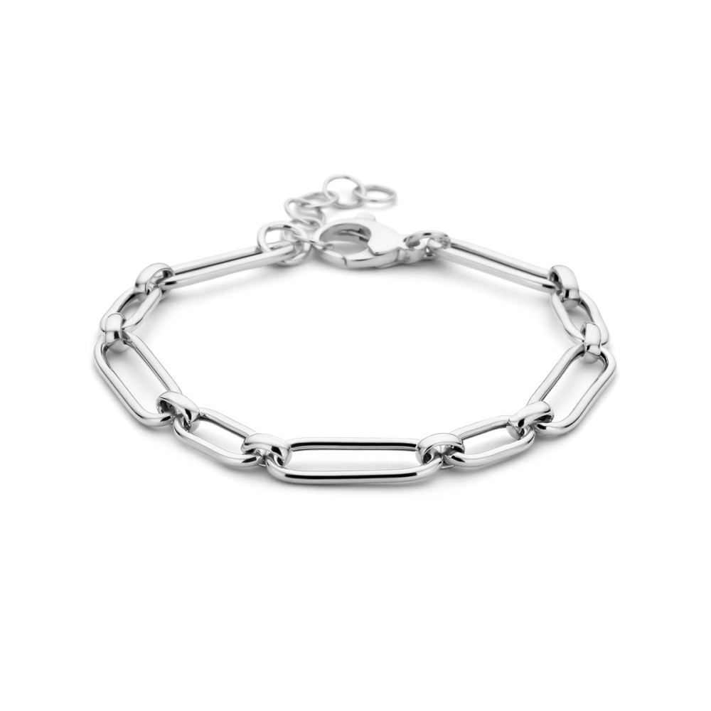 schakelarmband-paperclip-925-zilver-glanzend-6-mm-breedte-lengte-17-19-cm