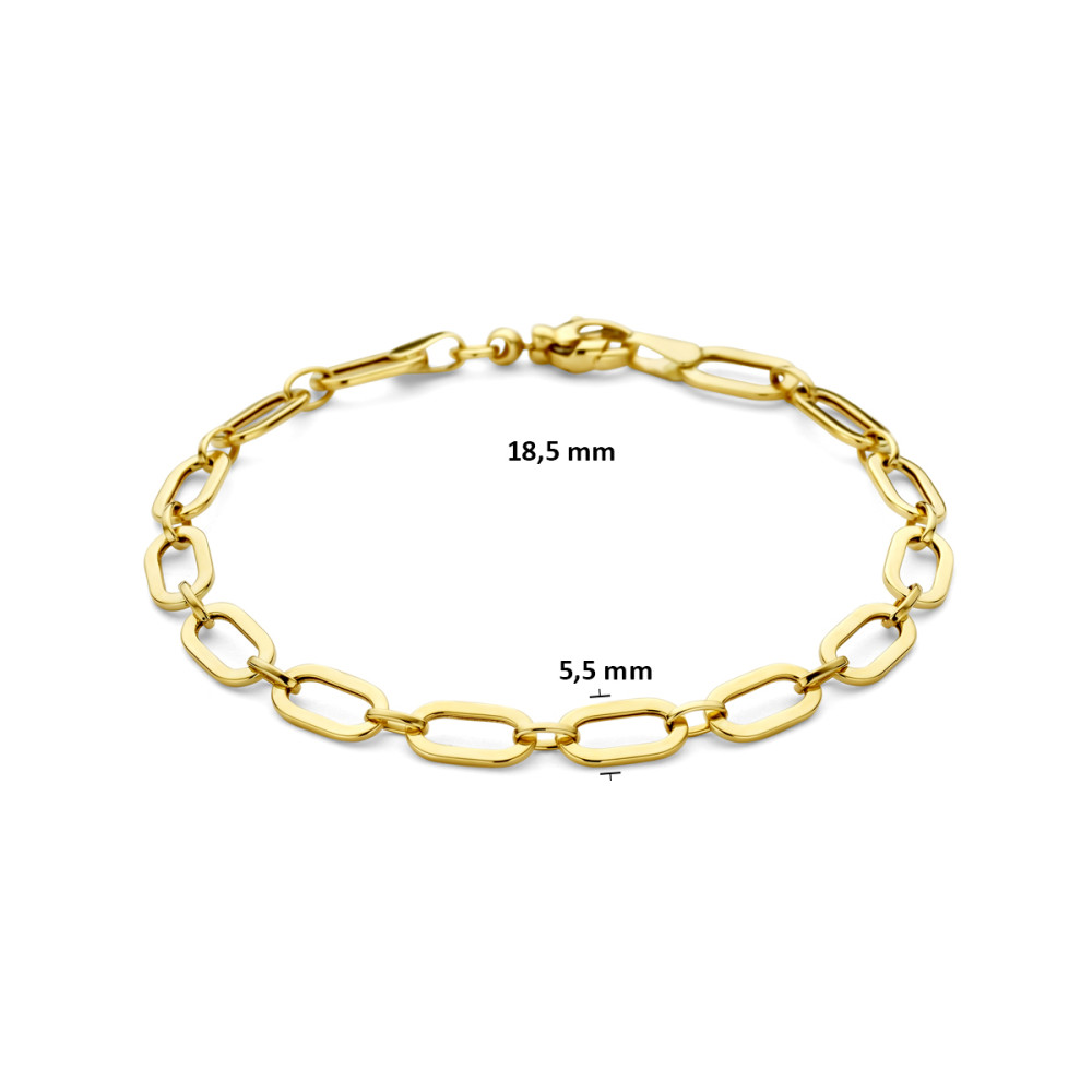 schakelarmband-rechthoekige-ankers-9-karaat-goudkleurig-glanzend-5-5-mm-breedte-lengte-18-5-cm