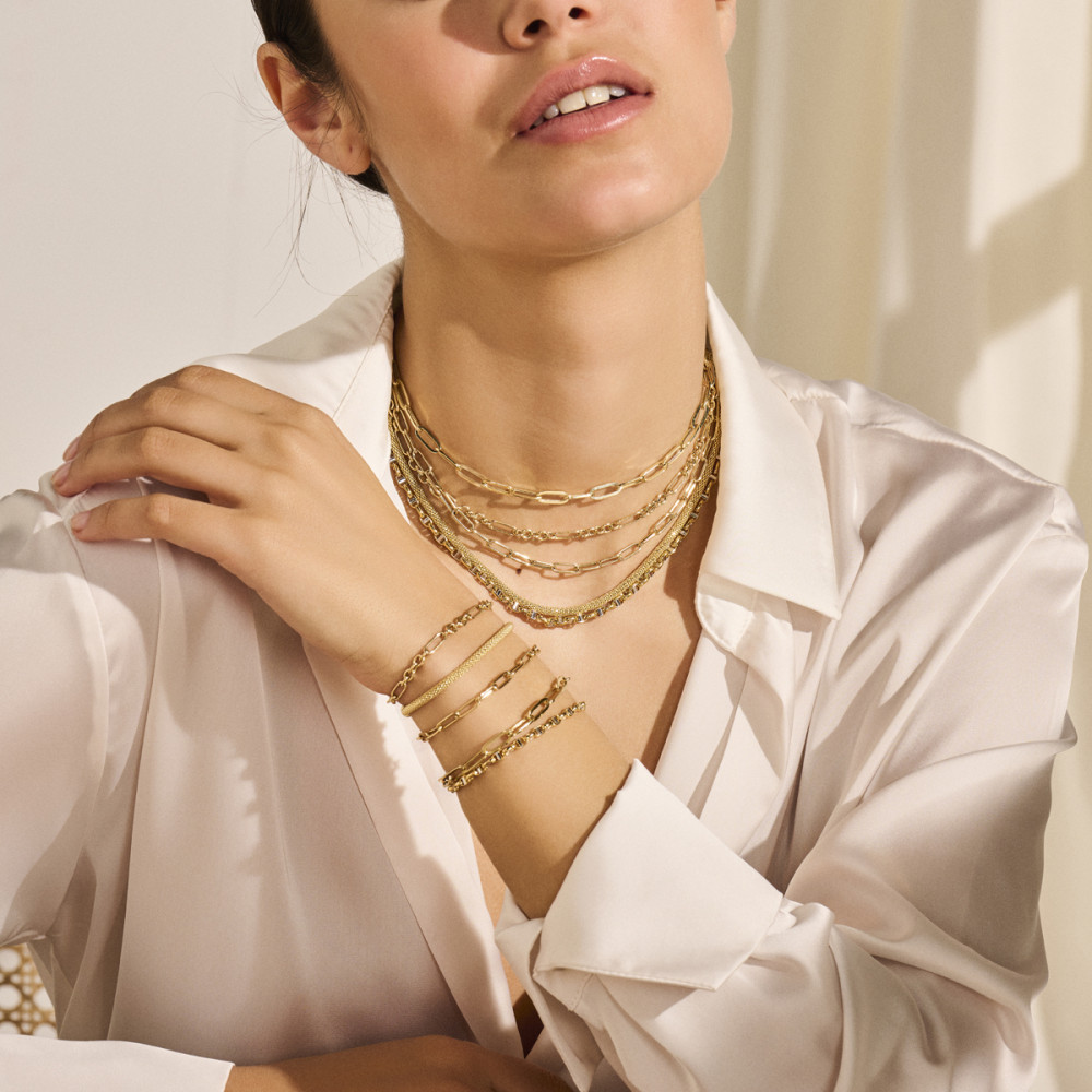 schakelketting-14-karaat-bicolor-ovaal-3-5-mm-breedte-glanzend-lengte-45-cm