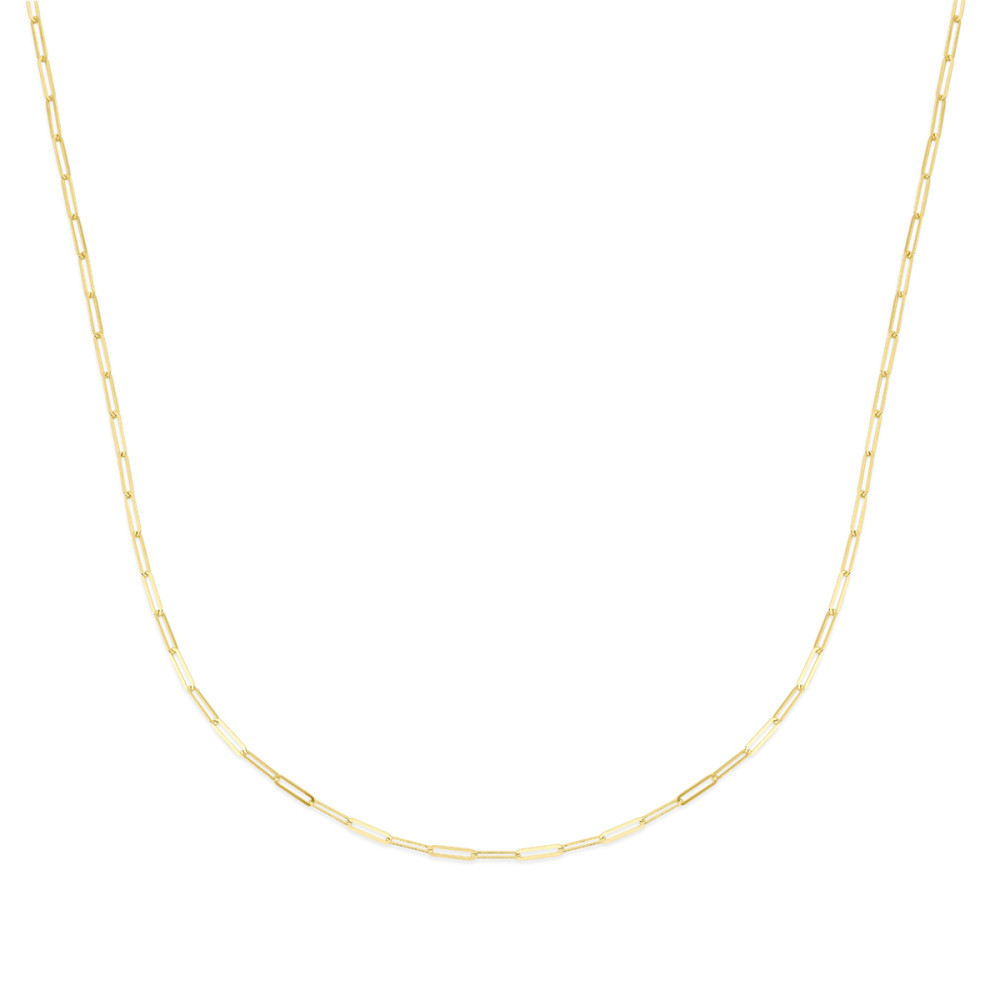 schakelketting-14-karaat-goud-paperclip-glanzend-18-mm-lengte-45-cm