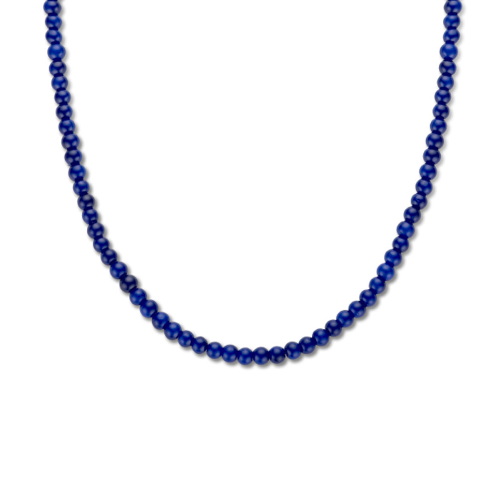 schakelketting-blauwe-glazen-kralen-en-925-zilver-3-mm-breedte-lengte-40-cm