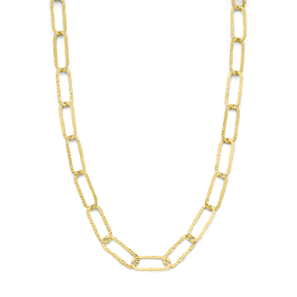 schakelketting-gold-plated-op-zilver-lengte-49-cm