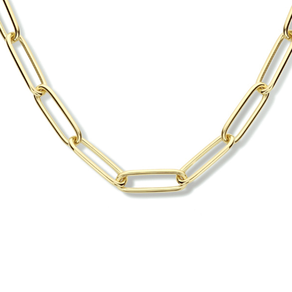 schakelketting-goudkleurig-in-paperclip-stijl-5-6-mm-breedte-lengte-45-cm