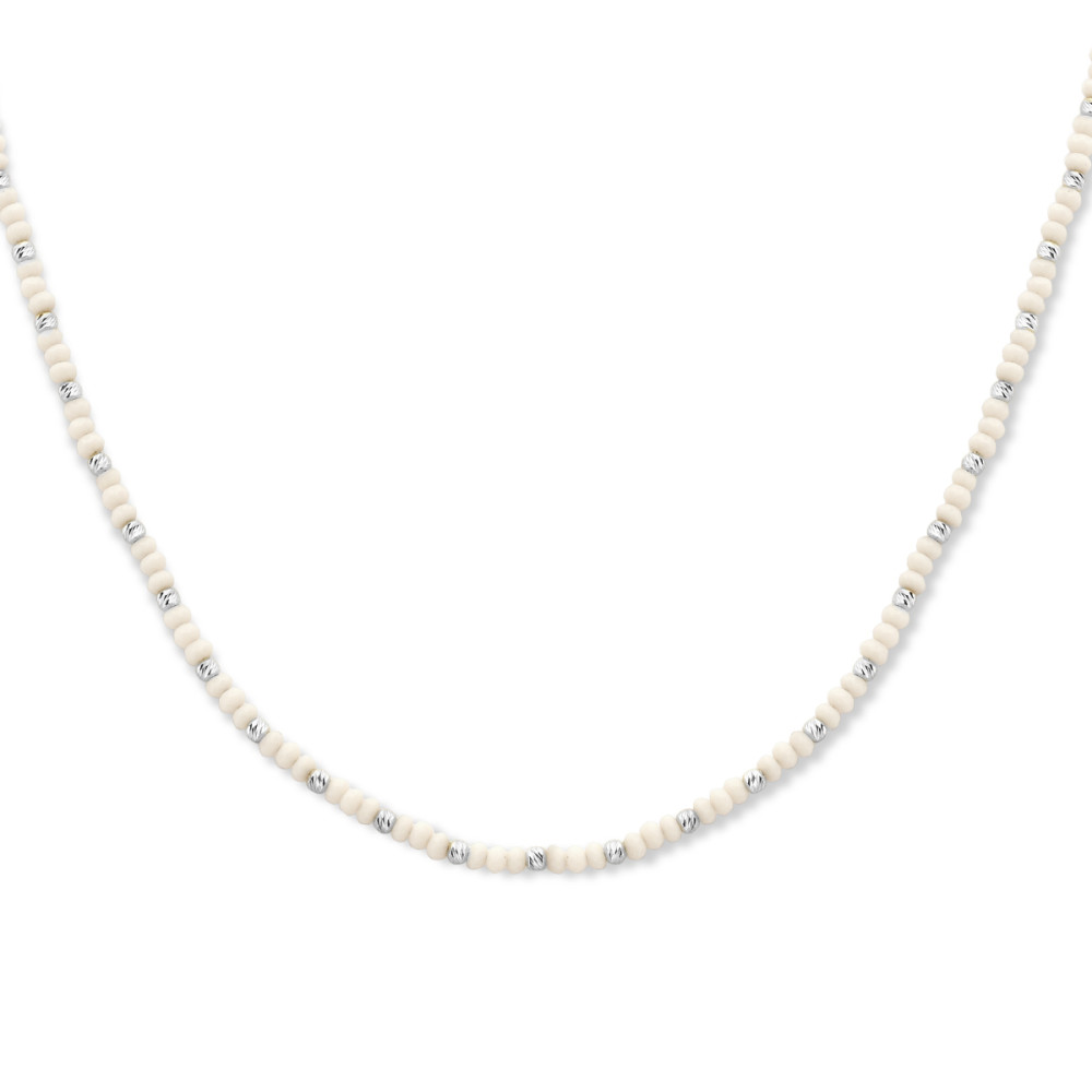 schakelketting-wit-glas-en-925-zilver-gediamanteerde-bolletjes-3-mm-breedte-lengte-41-45-cm