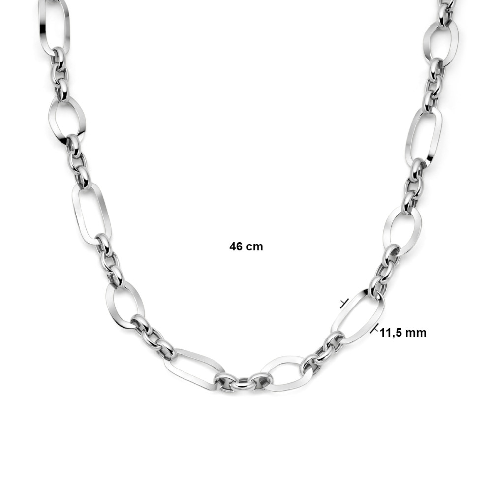 schakelketting-zilver-gerhodineerd-lengte-46-cm