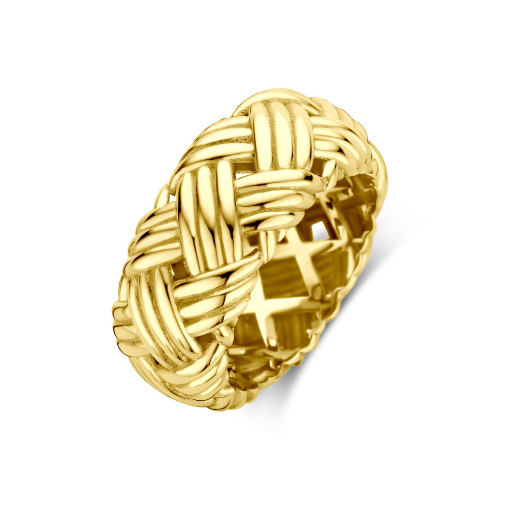 schakelring-14-karaat-goud-vlechtpatroon-glanzend-10-mm-breedte